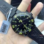 Swiss Replica Oris Aquis 43mm Watch Black and Yellow